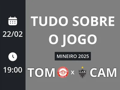 Tombense x Atlético-MG: placar ao vivo, escalações, lances, gols e mais