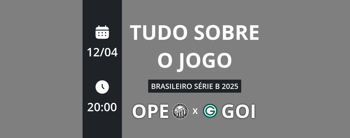 Operário-PR x Goiás: placar ao vivo, escalações, lances, gols e mais