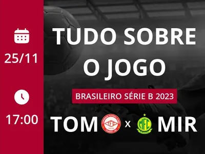Tombense x Mirassol: que horas é o jogo hoje, onde vai ser e mais
