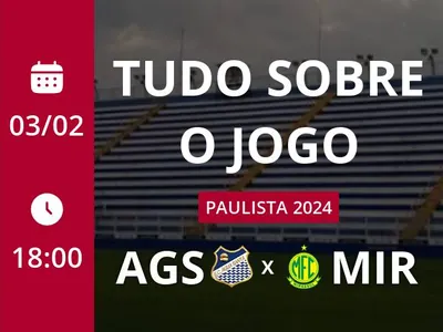 Água Santa x Mirassol: que horas é o jogo hoje, onde vai ser e mais