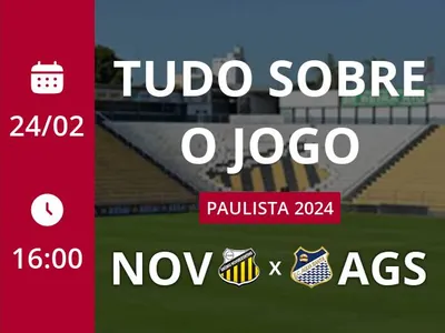 Novorizontino x Água Santa: que horas é o jogo hoje, onde vai ser e mais