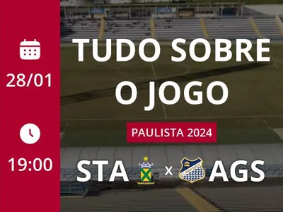 Santo André x Água Santa: que horas é o jogo hoje, onde vai ser e mais