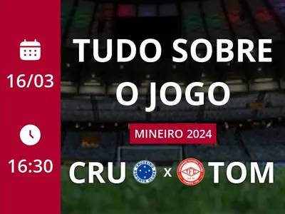 Cruzeiro x Tombense: que horas é o jogo hoje, onde vai ser e mais