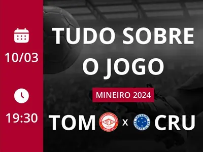 Tombense x Cruzeiro: que horas é o jogo hoje, onde vai ser e mais